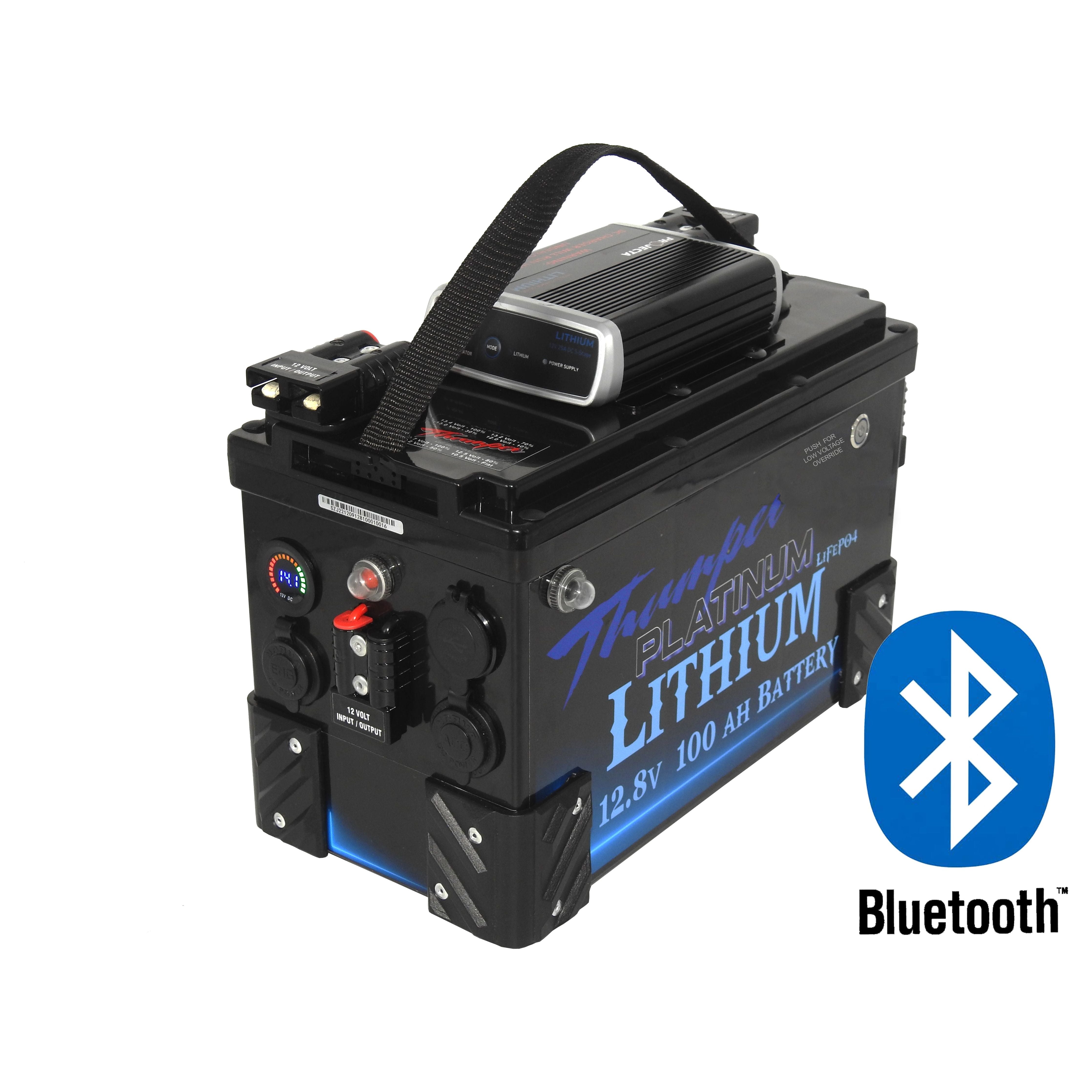 Thumper Lithium Lifepo4 Battery Hub 100 Ah Projecta Idc25l Tbh100 Idc Bt Bluetooth Model 3954