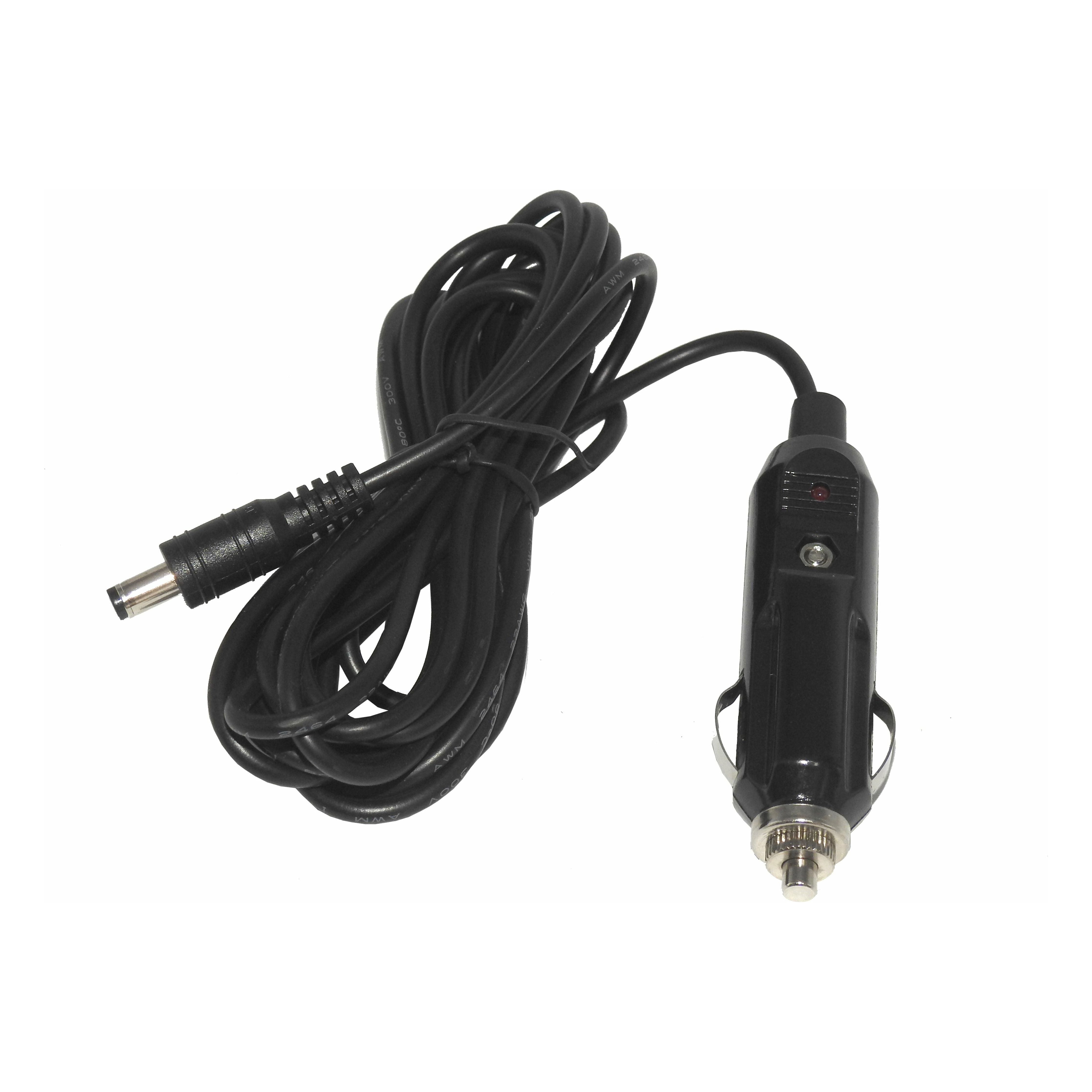 2.1mm LED light lead with Male Cigarette plug LL 3M Home of 12