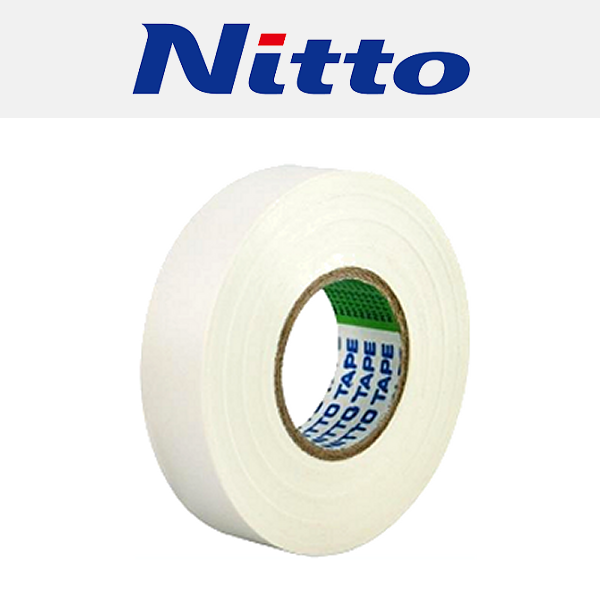 Nitto PVC Tape .15 x 18mm White 20m Roll | 201E-W - Home of 12 Volt Online