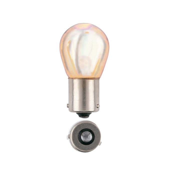 Narva 12V 21W Amber BAU15S Phantom Incandescent Globes (PAIR) | 47385BL