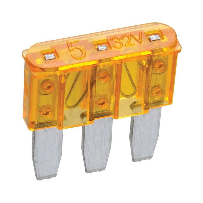 Pack of 5 x Micro 3 Blade Fuses - Assorted Sizes - Home of 12 Volt Online