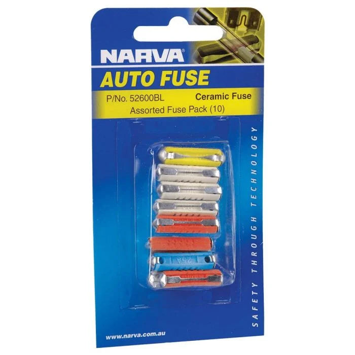 Narva Ceramic Fuse Assortment Pack | 52600BL - Home of 12 Volt Online