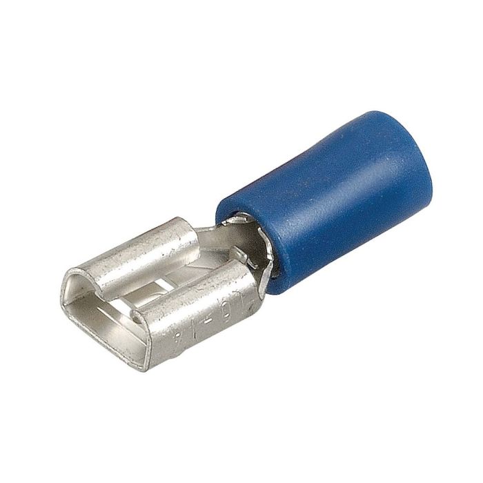 Narva 6.3 X 0.8MM Female Blade Terminal Blue (14 pack) | 56036BL - Home of 12 Volt Online