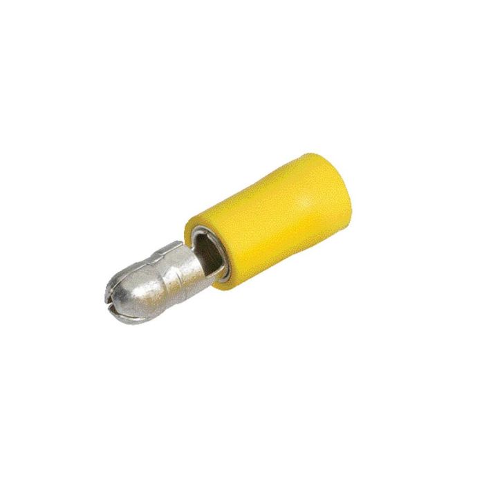 Narva 5.0MM Male Bullet Terminal Yellow (8 pack) | 56055BL - Home of 12 Volt Online