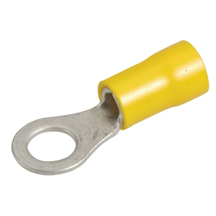 Narva 6.3MM Ring Terminal Yellow (12 pack) | 56088BL - Home of 12 Volt Online