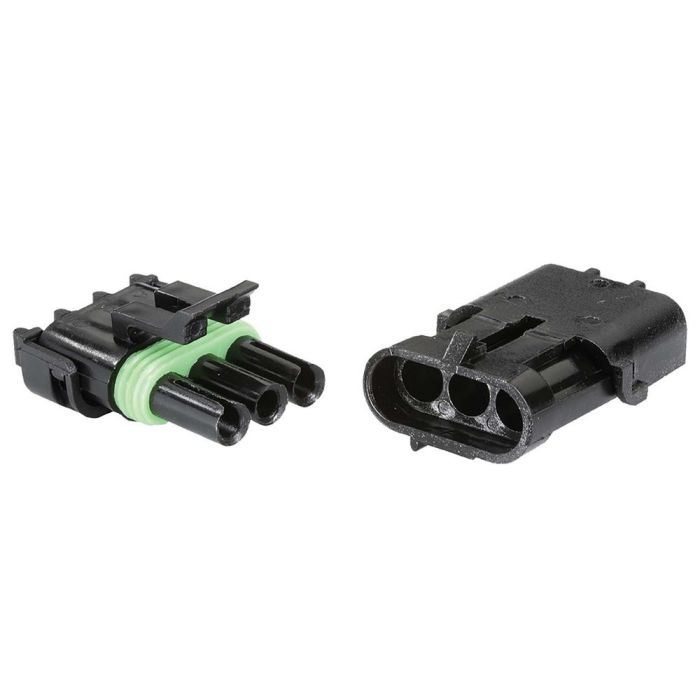 Narva 3 Way Female Waterproof Connector Housing | 56473BL - Home of 12 Volt Online