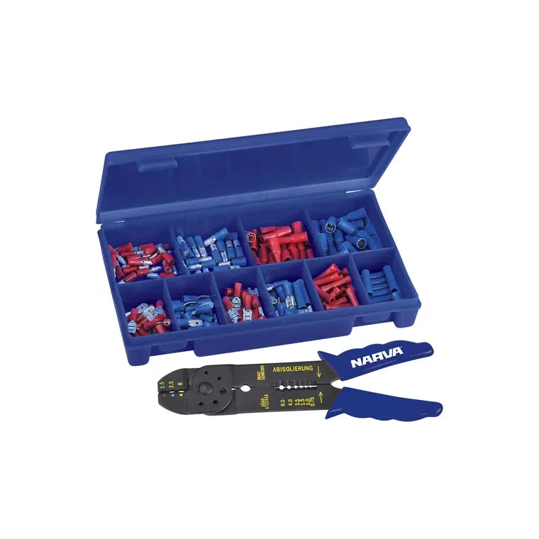 Narva DIY Terminal Assortment W Crimp Tool | 56525 - Home of 12 Volt Online