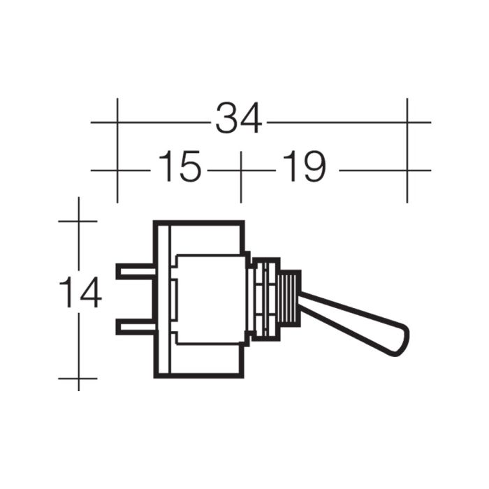 Narva Micro Off/On Toggle Switch | 60290BL - Home of 12 Volt Online