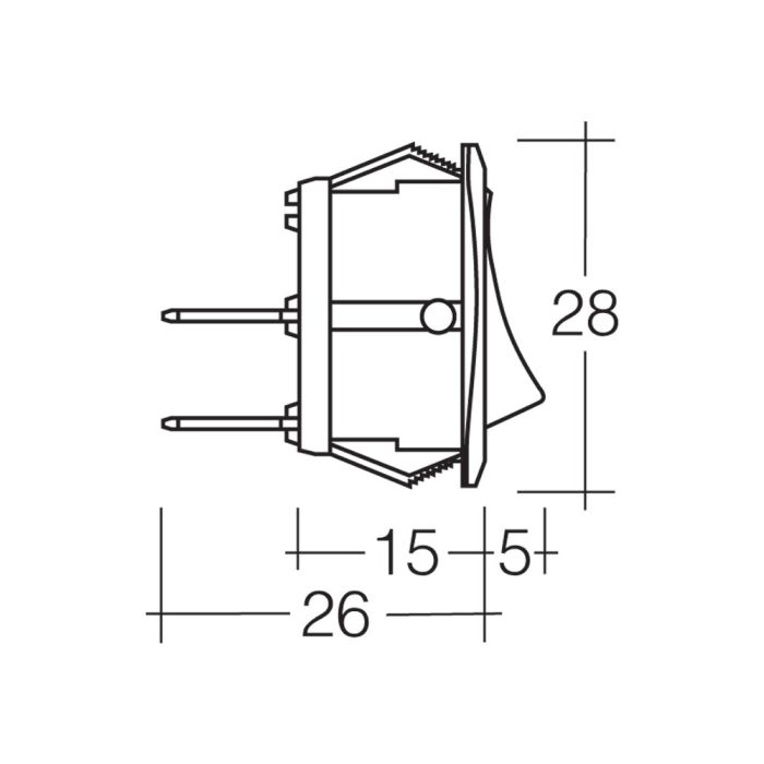 Narva Off/On Rocker Switch | 62050BL - Home of 12 Volt Online