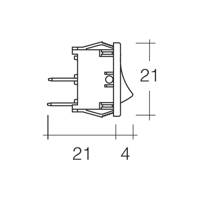 Narva Off/On Micro Rocker Switch | 62060BL - Home of 12 Volt Online