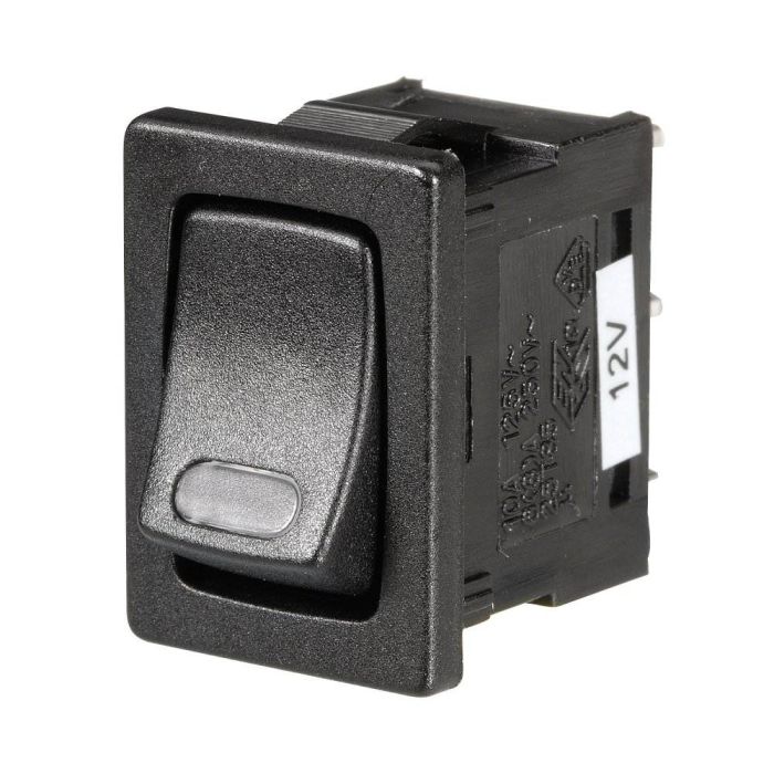 Narva Off/On Micro Rocker Switch with Red LED | 62061BL - Home of 12 Volt Online