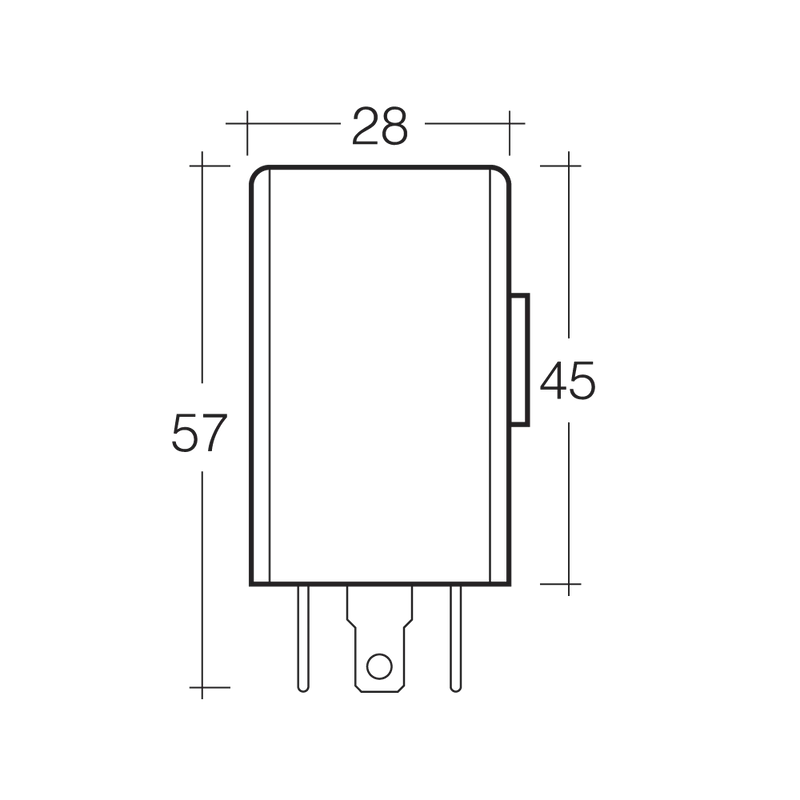 Narva 12 Volt 3 Pin Electronic Flasher | 68236BL