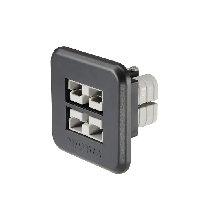 Dual 50A Connector Flush Mount | 81112BL - Home of 12 Volt Online