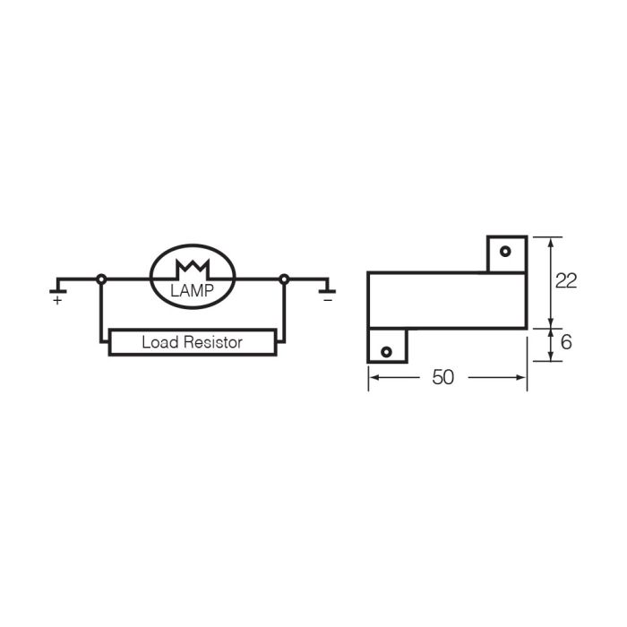 Narva 12V 21W LED Load Resistor | 90034BL2 - Home of 12 Volt Online