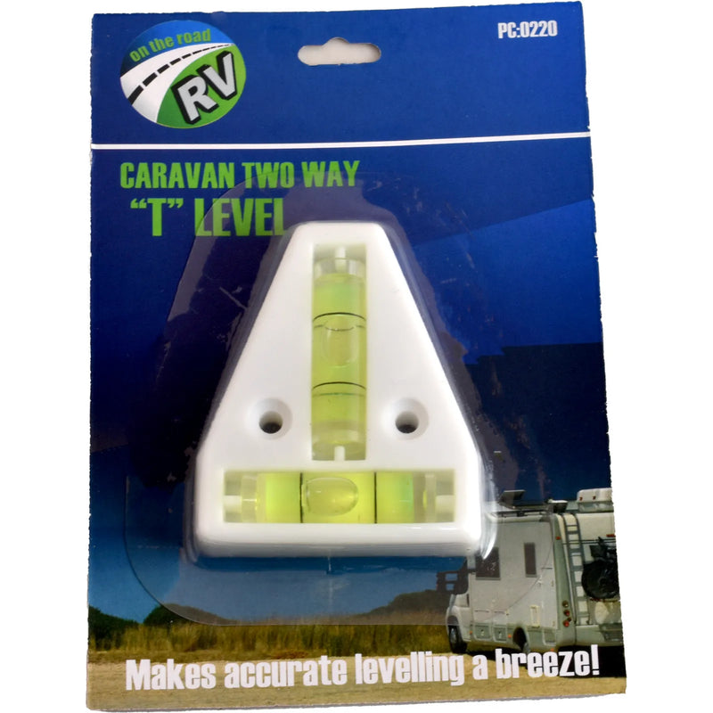 On The Road RV Caravan T Level Spirit Level | 0220 - Home of 12 Volt Online