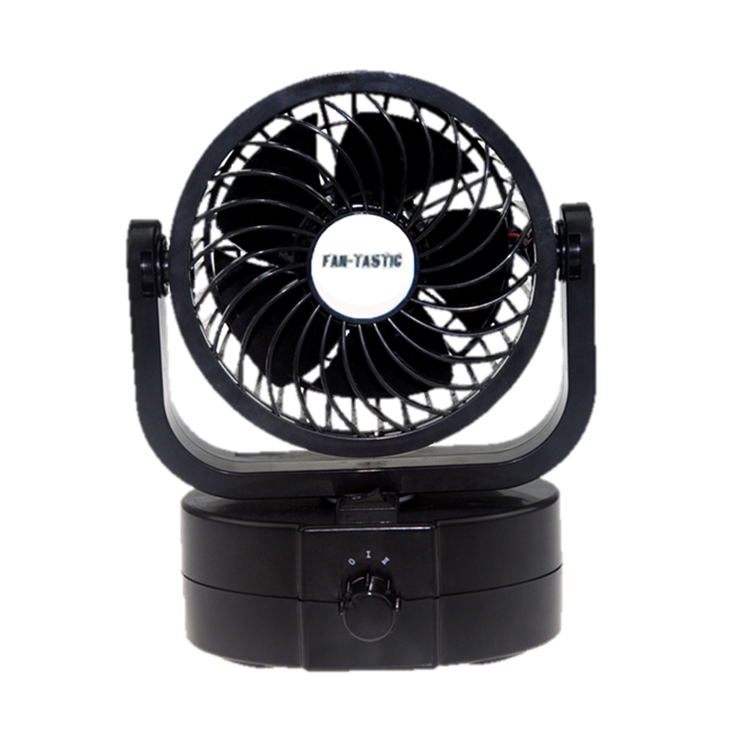 Small Black 12 Volt Single Oscillating Fan | 3094 - Home of 12 Volt Online