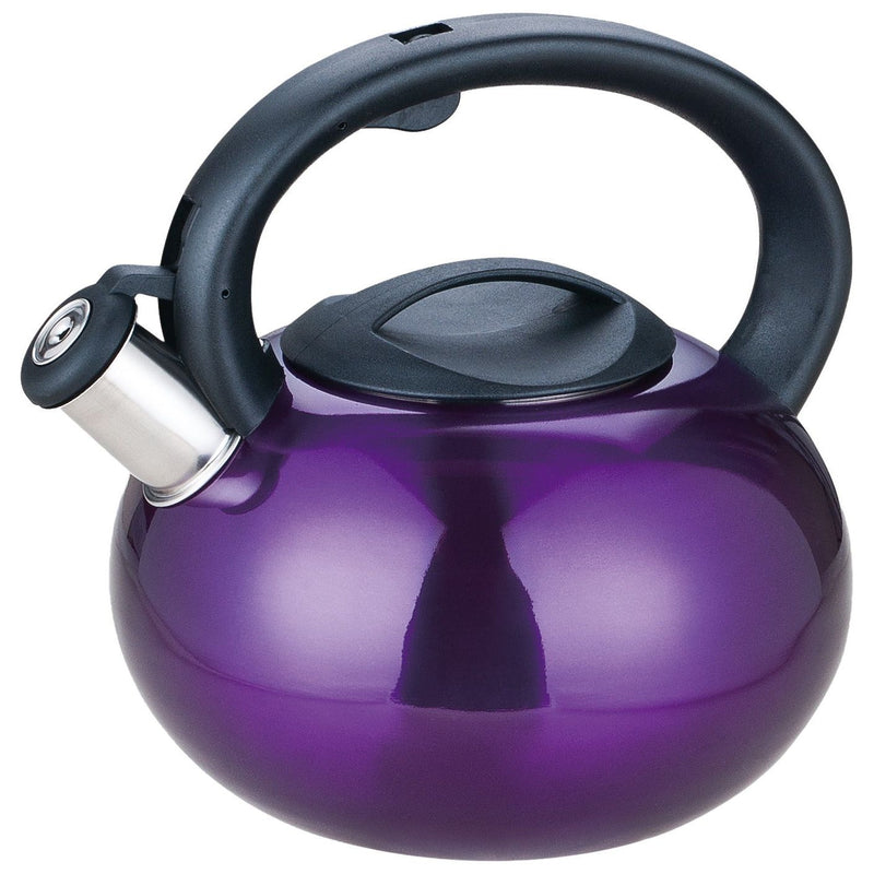 Royal Deluxe Stainless Steel Whistling Kettle 2.5L PURPLE | 0380 - Home of 12 Volt Online