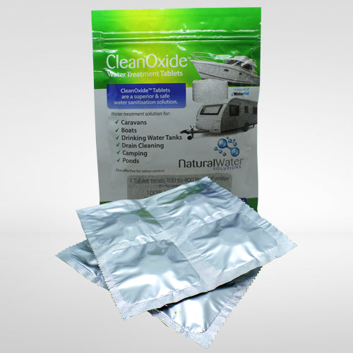 CleanOxide Water Treatment Tank Sanitiser 4gm Tablets 8 Pack