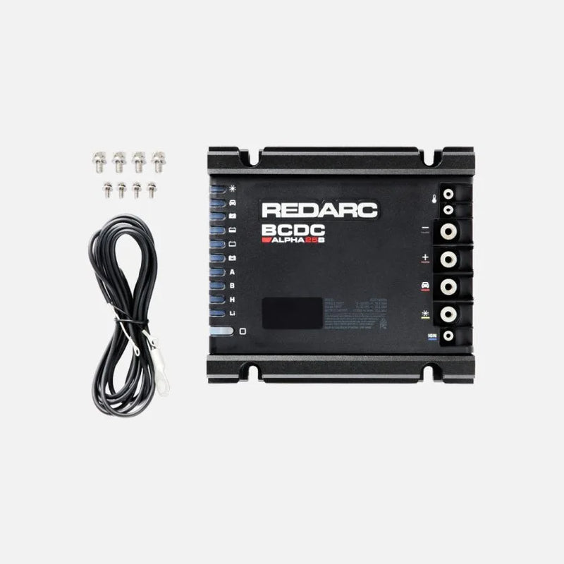 Redarc Alpha Battery Charger 25A 12V DC-DC Bluetooth  | BCDC12025B