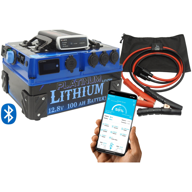 Thumper Lithium 100 AH Projecta DC Battery Pack with Jump Start    BATL-100P-JS - BONUS MINI