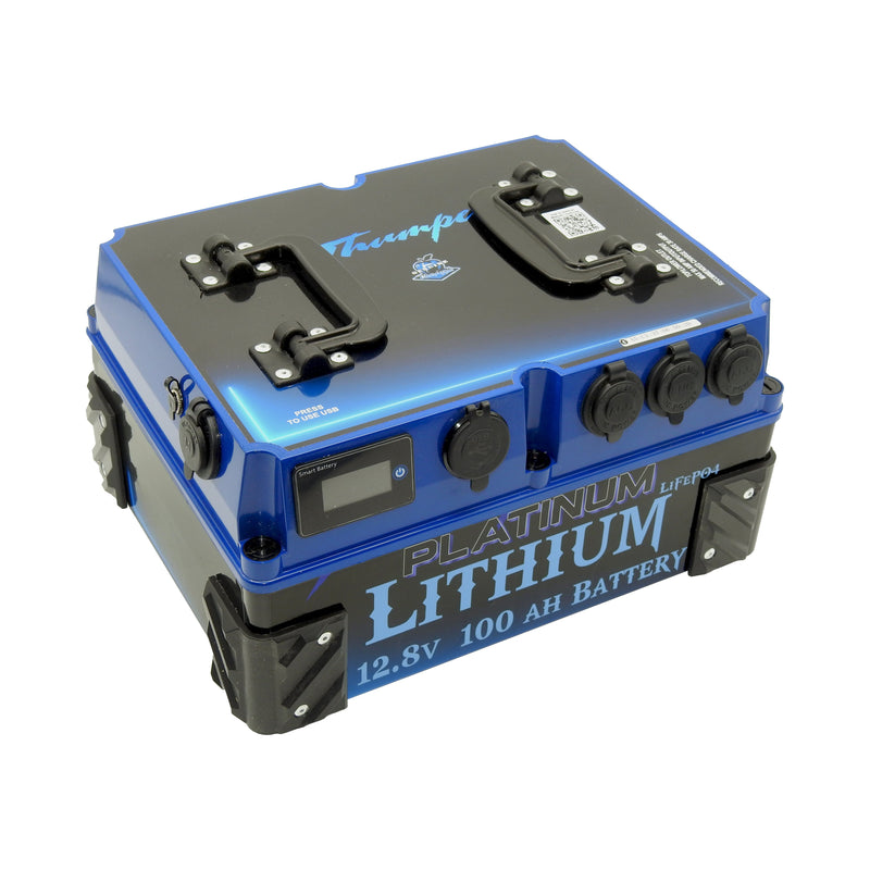 Thumper Lithium 100 AH Portable Battery Pack BATL-100 - Home of 12 Volt Online