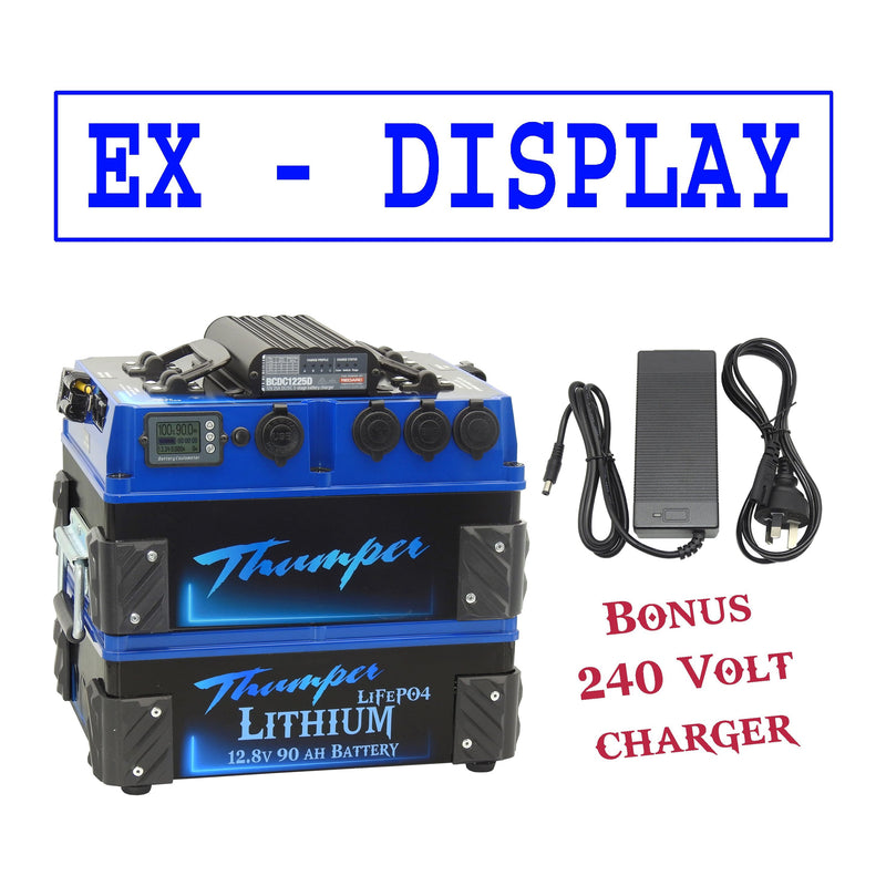 Thumper Lithium 90 AH REDARC DC Battery Pack Low voltage vehicle BATL-90RD | Ex-Display - Home of 12 Volt Online