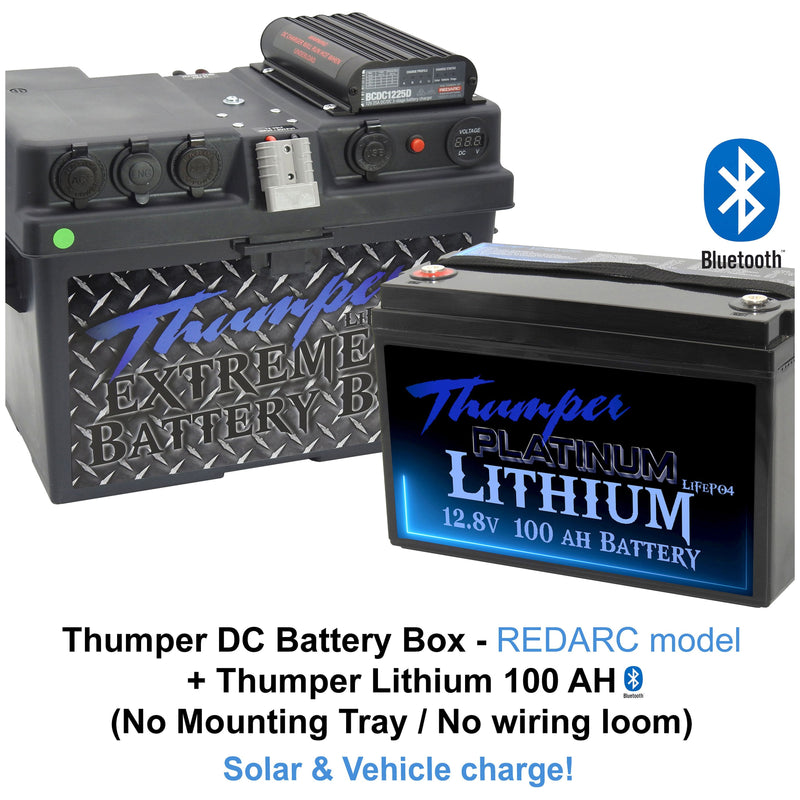 Thumper REDARC DC Battery Box 'Classic' model | Multi-Chemistry