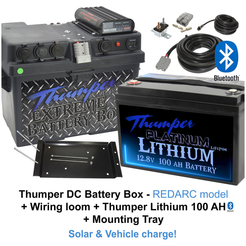 Thumper REDARC DC Battery Box 'Classic' model | Multi-Chemistry