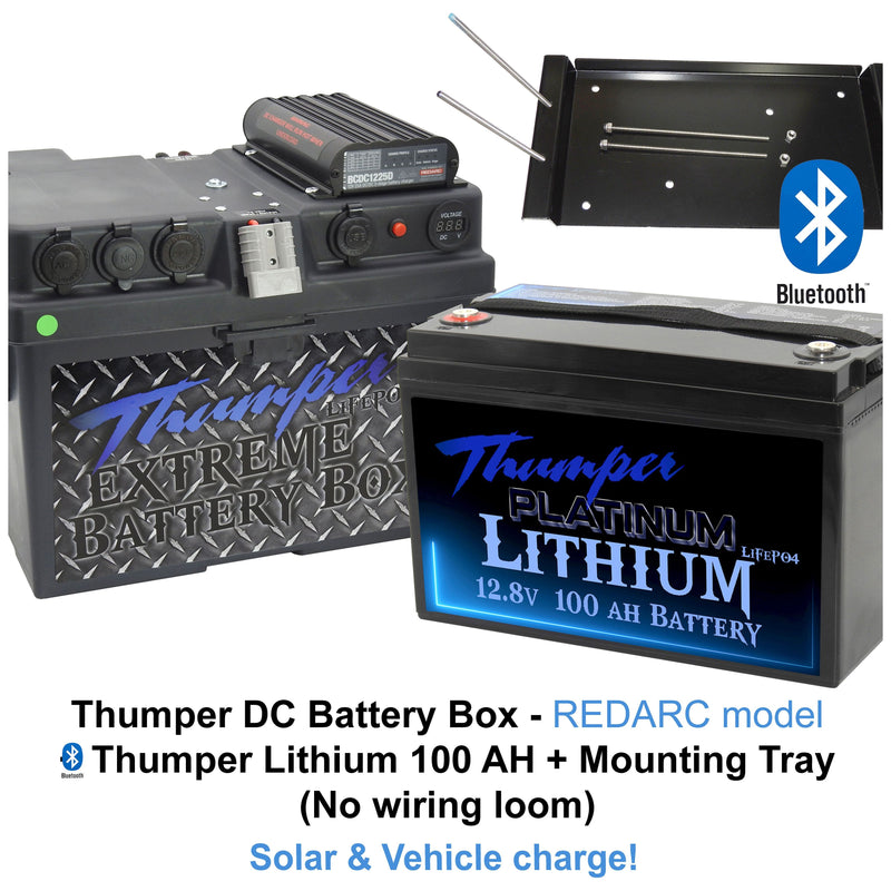 Thumper REDARC DC Battery Box 'Classic' model | Multi-Chemistry