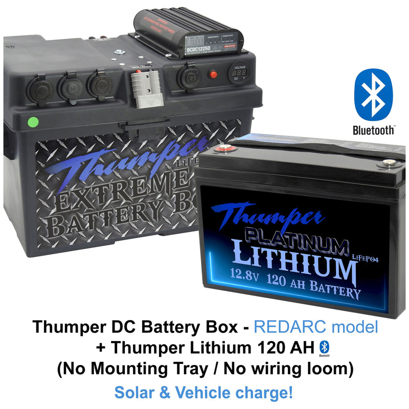 Thumper REDARC DC Battery Box 'Classic' model | Multi-Chemistry