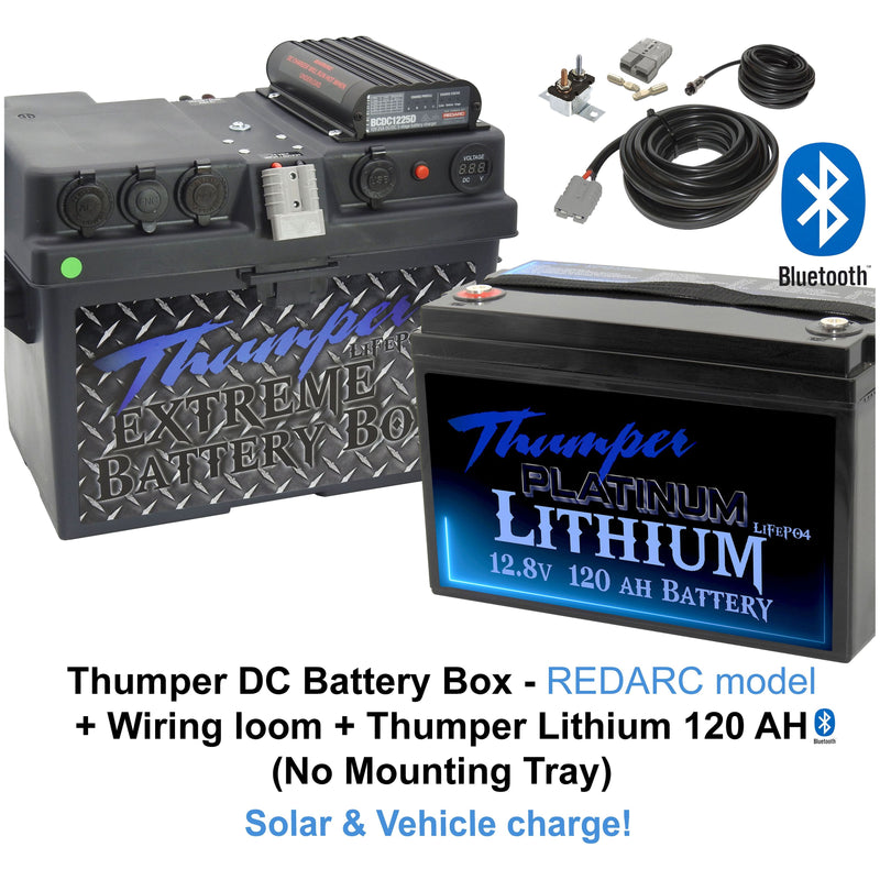 Thumper REDARC DC Battery Box 'Classic' model | Multi-Chemistry