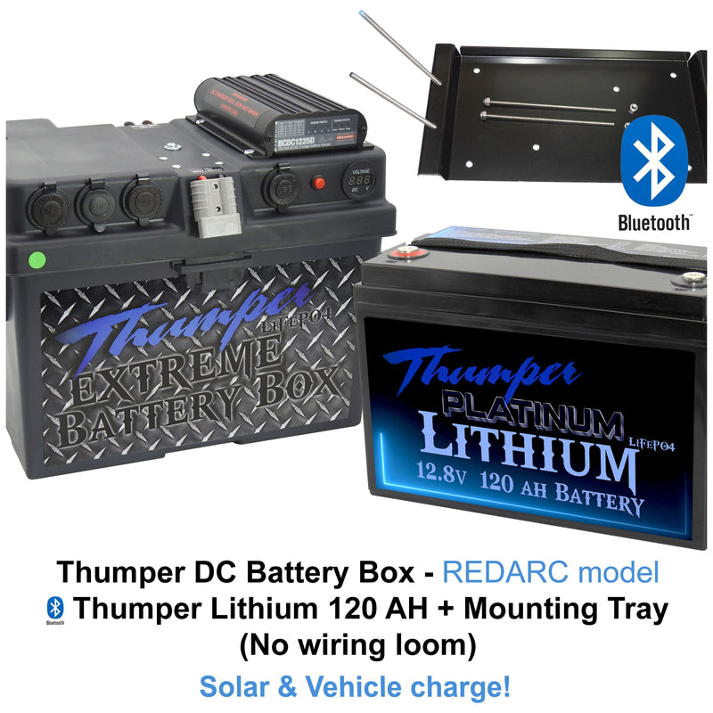 Thumper REDARC DC Battery Box 'Classic' model | Multi-Chemistry