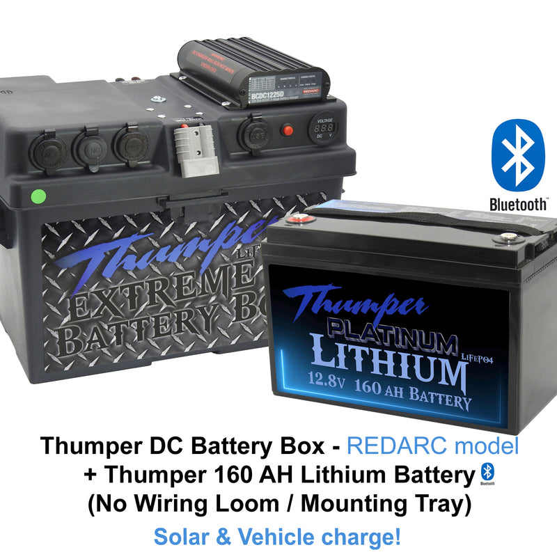 Thumper REDARC DC Battery Box 'Classic' model | Multi-Chemistry