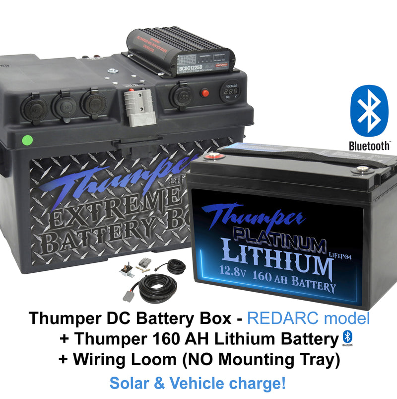 Thumper REDARC DC Battery Box 'Classic' model | Multi-Chemistry