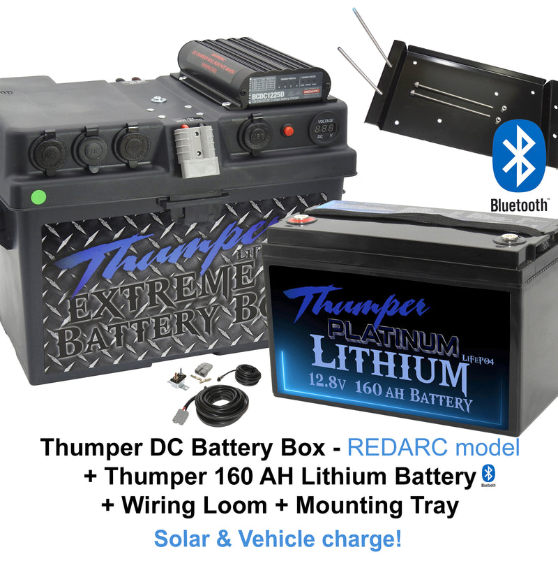 Thumper REDARC DC Battery Box 'Classic' model | Multi-Chemistry