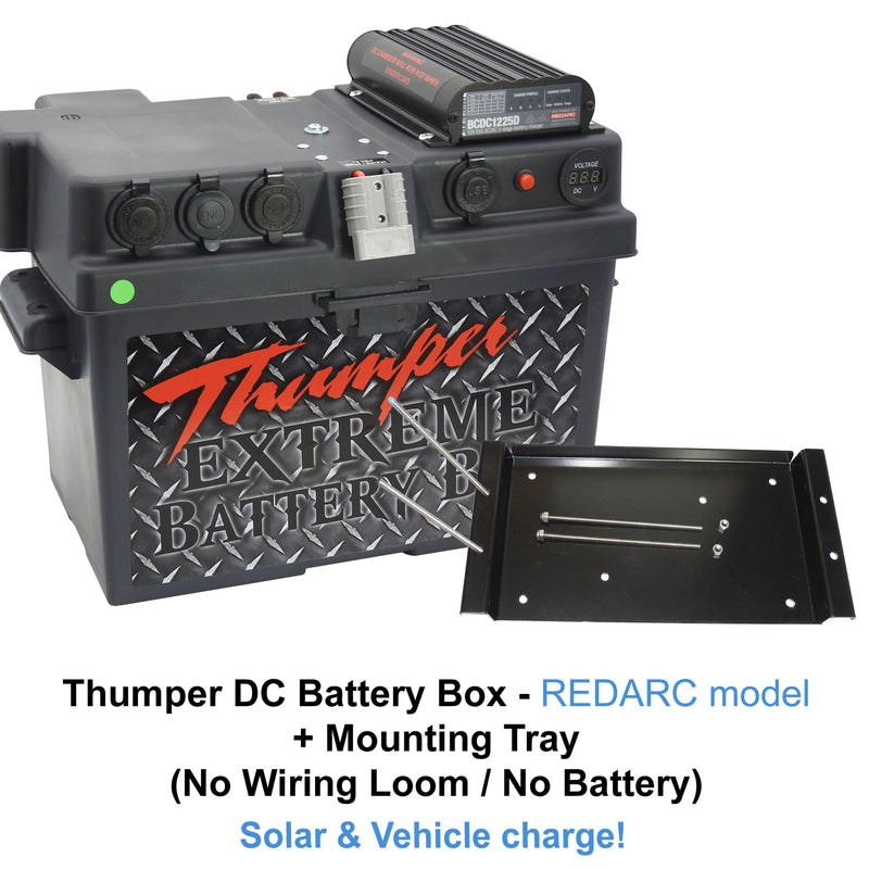 Thumper REDARC DC Battery Box 'Classic' model | Multi-Chemistry