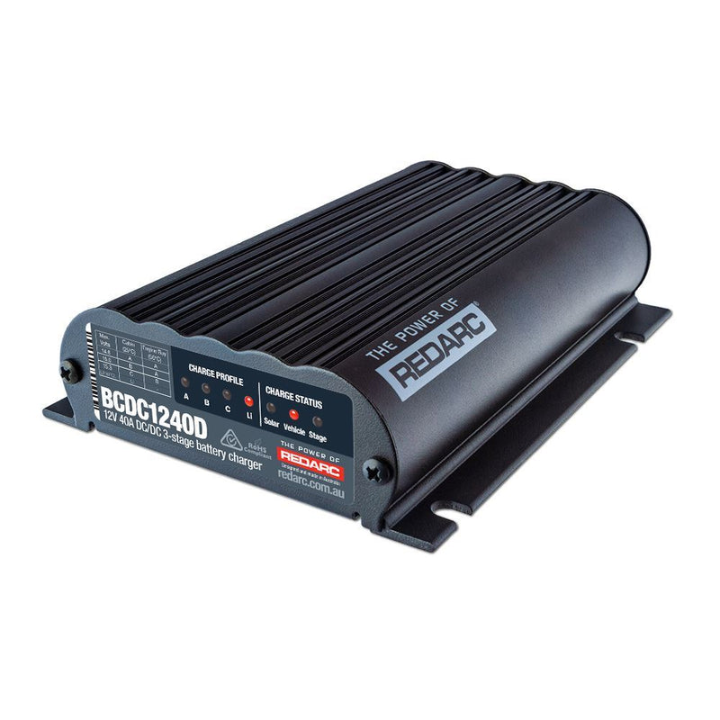 640w Solar 240AH Thumper Lithium LiFePO4 battery Victron Smart Shunt & 25 Amp Charger + REDARC 40Amp BCDC1240D