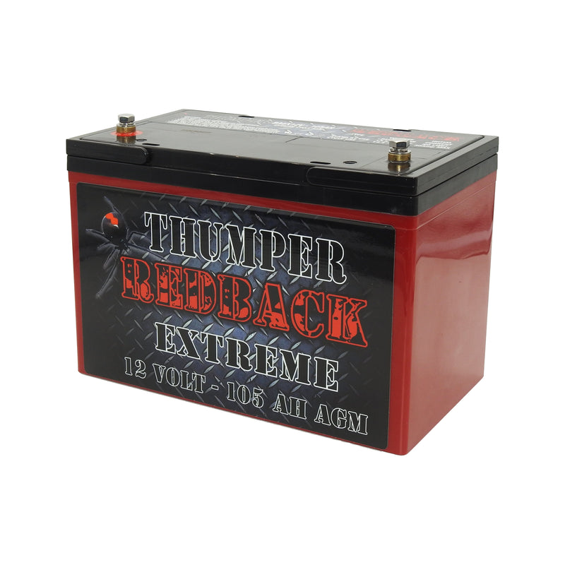 Thumper Extreme 105 AH Heavy Duty Deep cycle Caravan AGM Battery