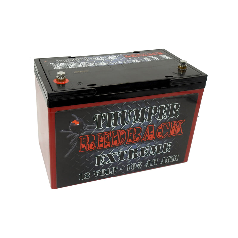 Thumper Extreme 105 AH Heavy Duty Deep cycle Caravan AGM Battery