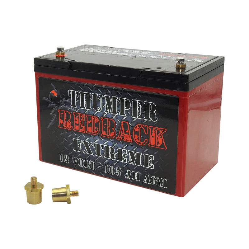 Thumper Extreme 105 AH Heavy Duty Deep cycle Caravan AGM Battery