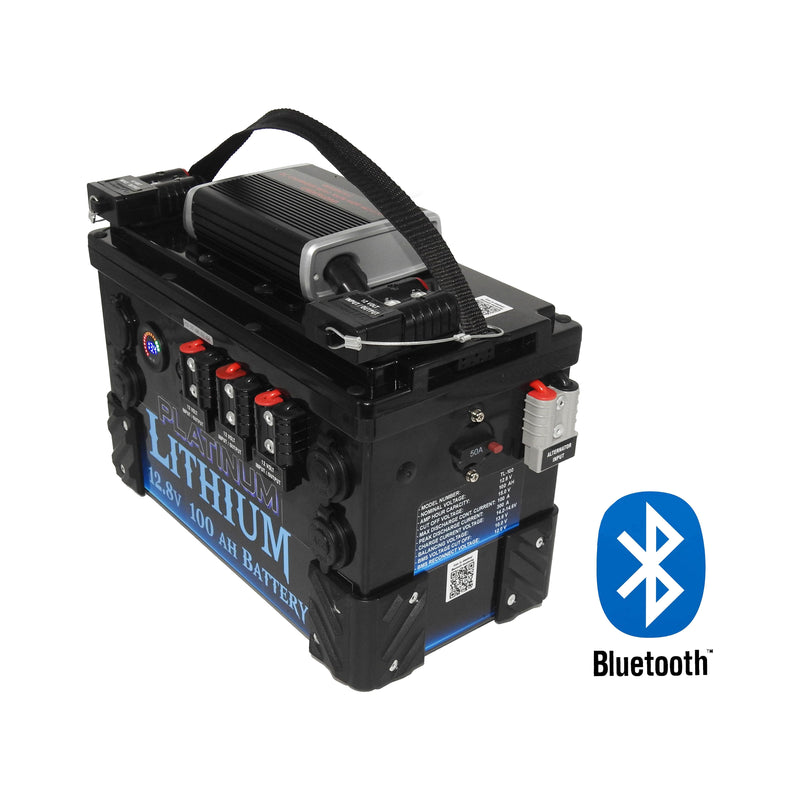 Thumper Lithium LiFePO4 Battery Hub 100 AH Projecta IDC25L | Bluetooth Front Mount - Home of 12 Volt Online