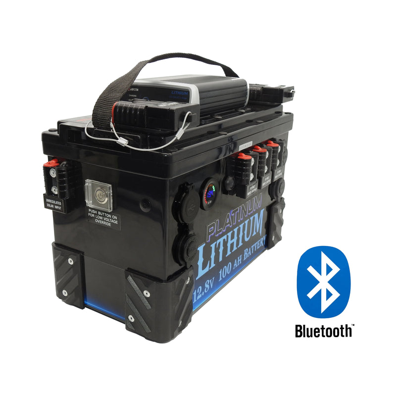 Thumper Lithium LiFePO4 Battery Hub 100 AH Projecta IDC25L | Bluetooth Front Mount - Home of 12 Volt Online