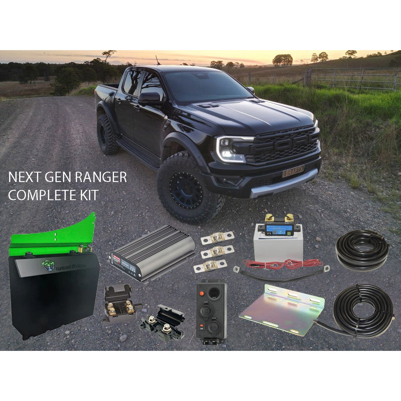 Custom Lithium Next Gen Ranger and Raptor Lithium Battery Complete Dual Battery kit