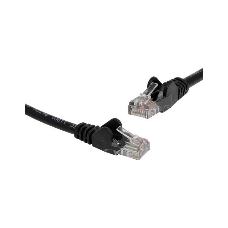 Black 10mt Cat6 UTP Ethernet Patch Cable Lead