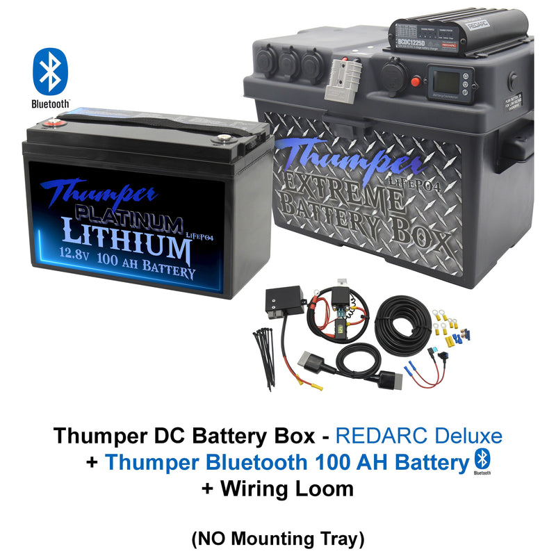 Thumper REDARC DELUXE DC Battery Box BCDC1225D | Multi-Chemistry