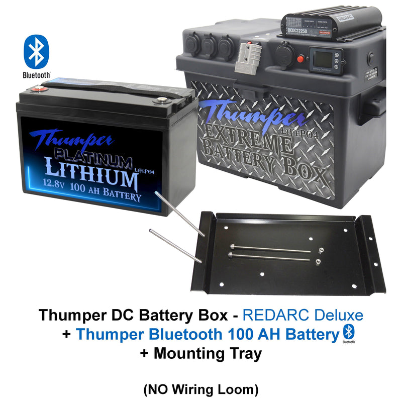 Thumper REDARC DELUXE DC Battery Box BCDC1225D | Multi-Chemistry