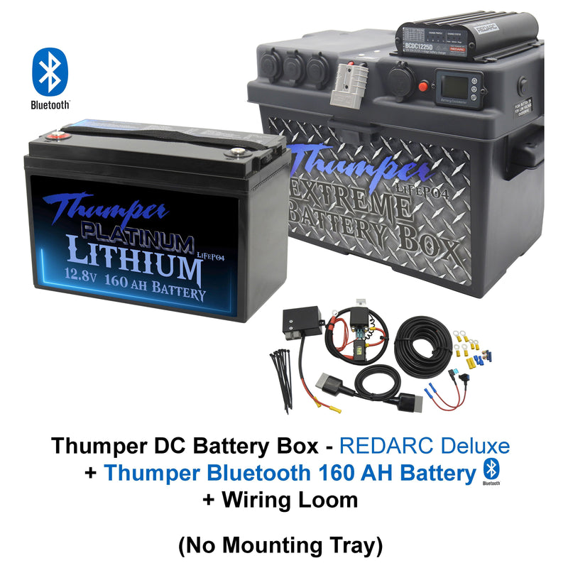 Thumper REDARC DELUXE DC Battery Box BCDC1225D | Multi-Chemistry