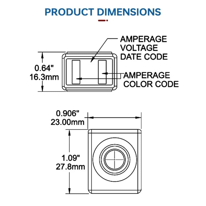 Waterproof Bolt Down Battery Terminal Fuse Block Various Amperage - Home of 12 Volt Online