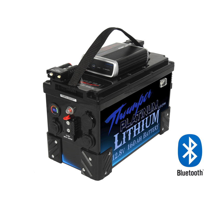 Thumper Lithium LiFePO4 Battery Hub 160 AH Projecta IDC25L Bluetooth