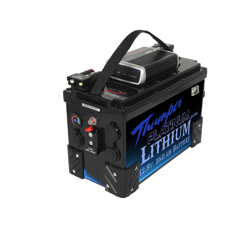 Thumper Lithium LiFePO4 Battery Hub 160 AH Projecta IDC25L Bluetooth